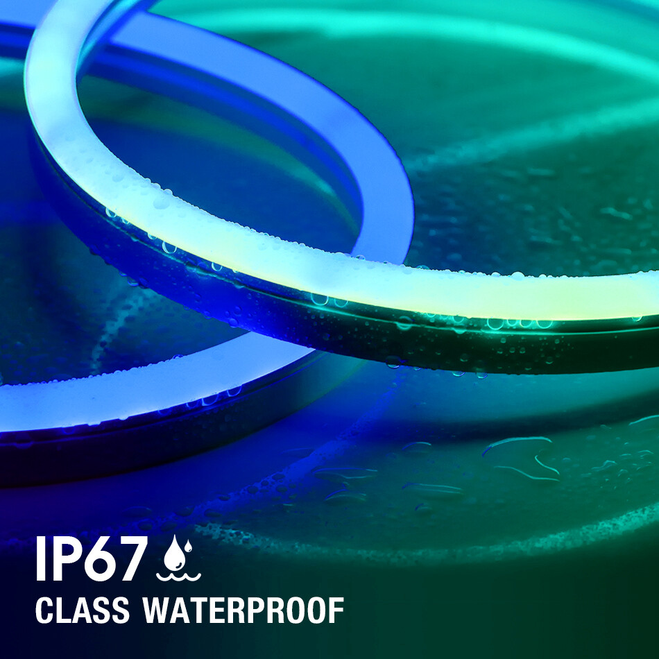 DC 12V 24V WS2811 8x16mm Neon strip Addressable RGB Dream color LED stirp light