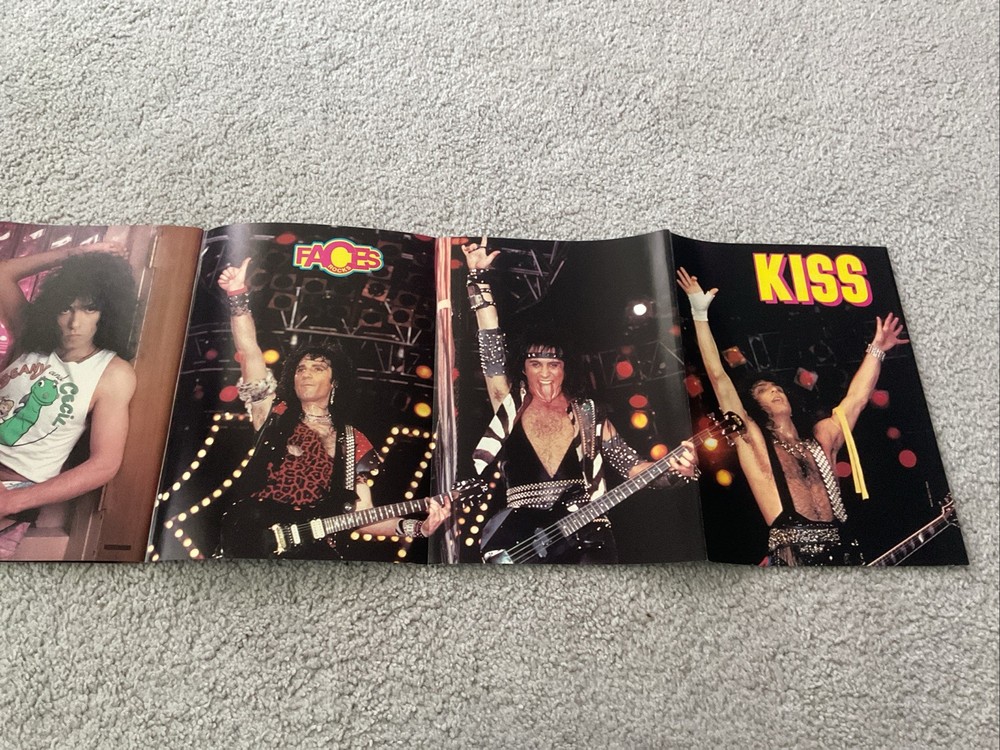 METAL MUSCLE POSTER MAGAZINE 1986 KISS RANDY RHOADS TWISTED SISTER MOTLEY CRUE