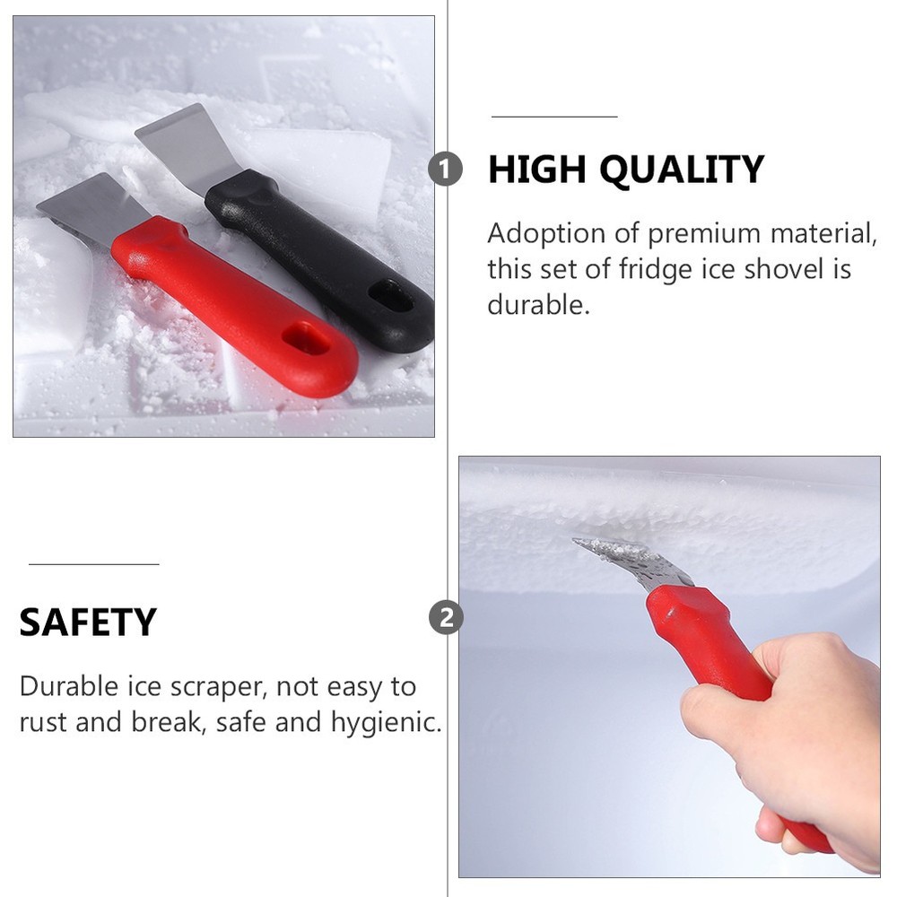 4 PCS Freezer Cleaning Tools Multi-purpose Kitchen Scoop Deicing