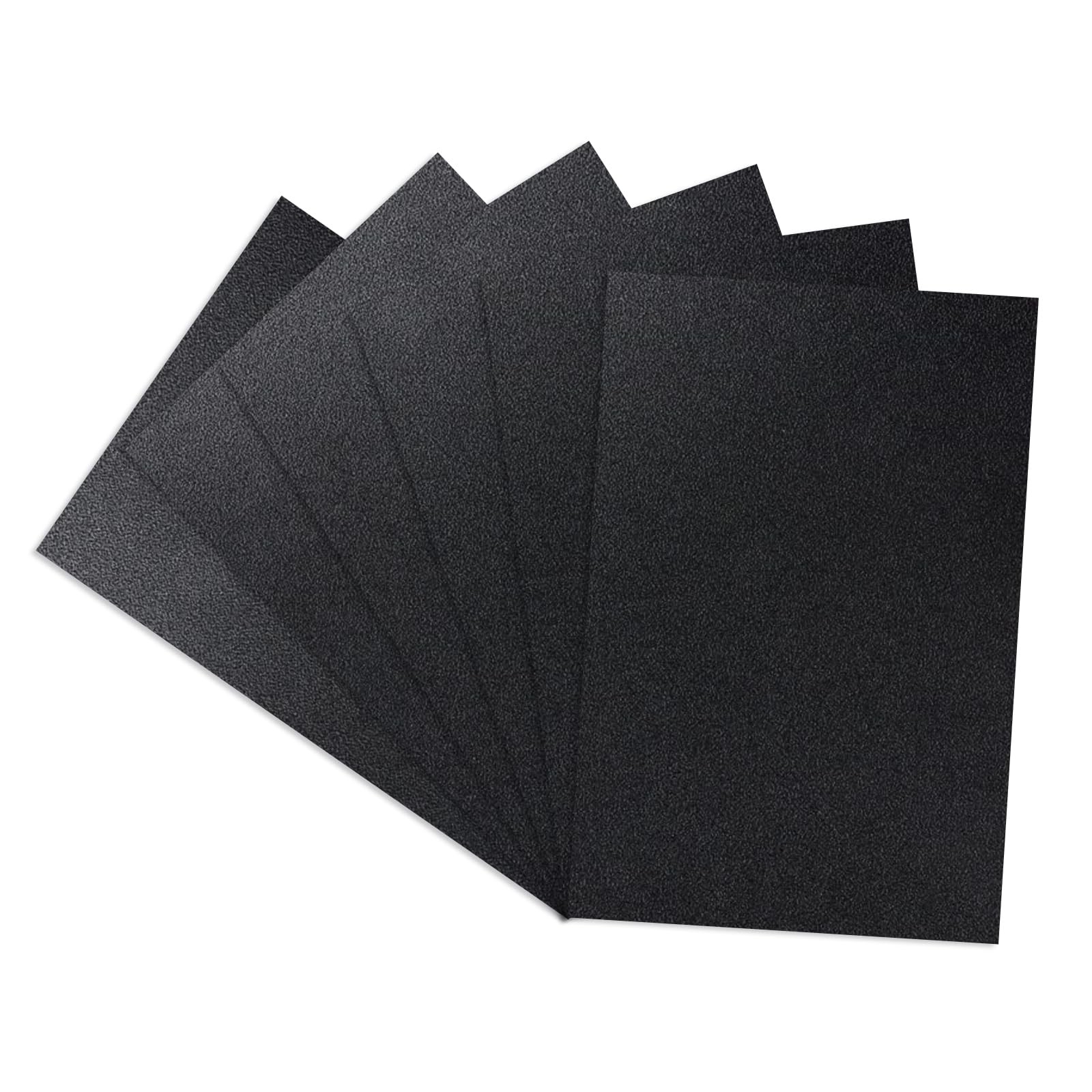 Black ABS Plastic Sheet 8" X 12"X 0.04" Flexible Moldable Impact Strength and Hi