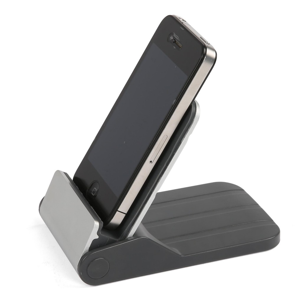 Universal Adjustable Foldable Gray-Black Tablet Holder Plastic 5 to 7 inch