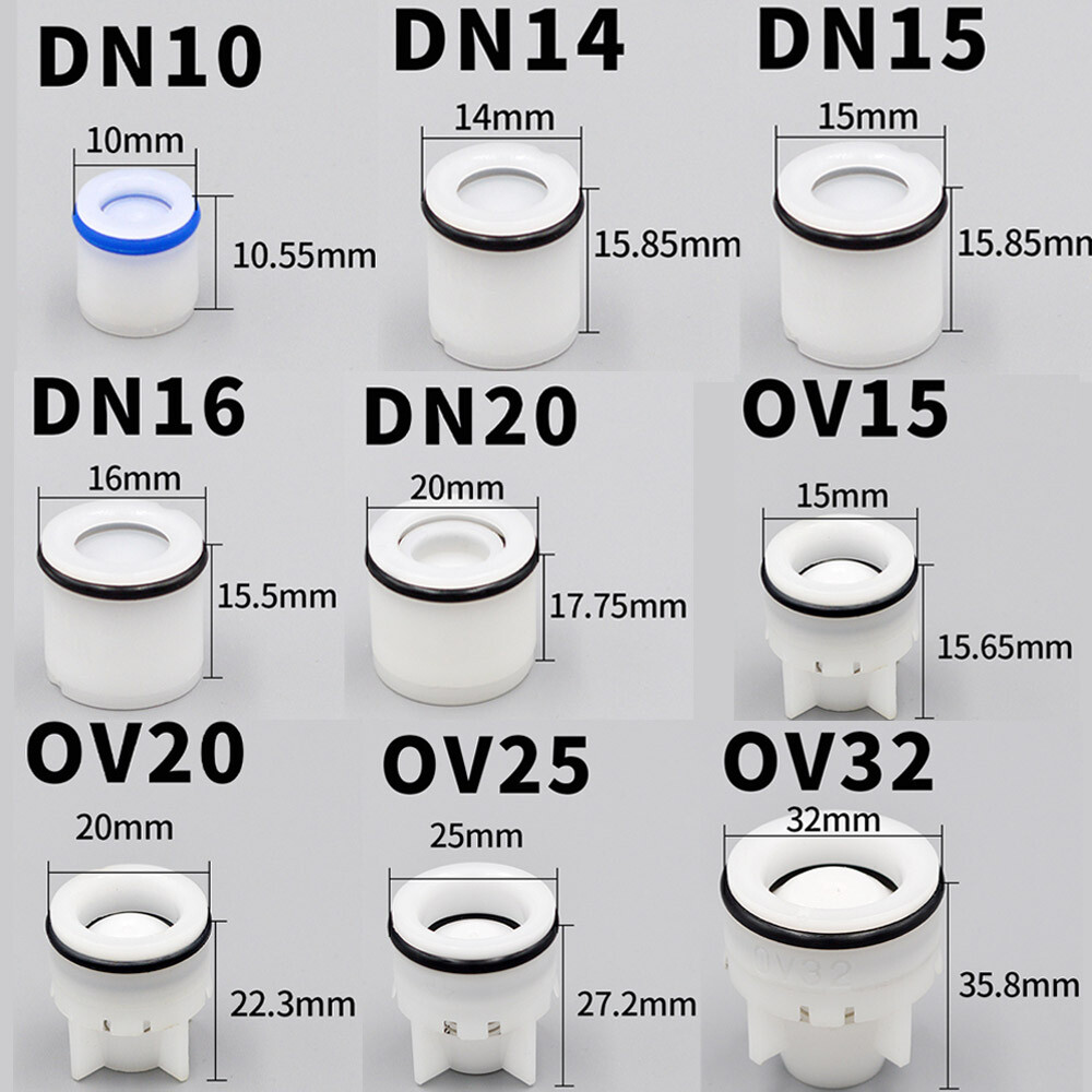 5/10/20pcs Plastic Insert Check Valve 10mm-32mm Non-Return One Way Water Control