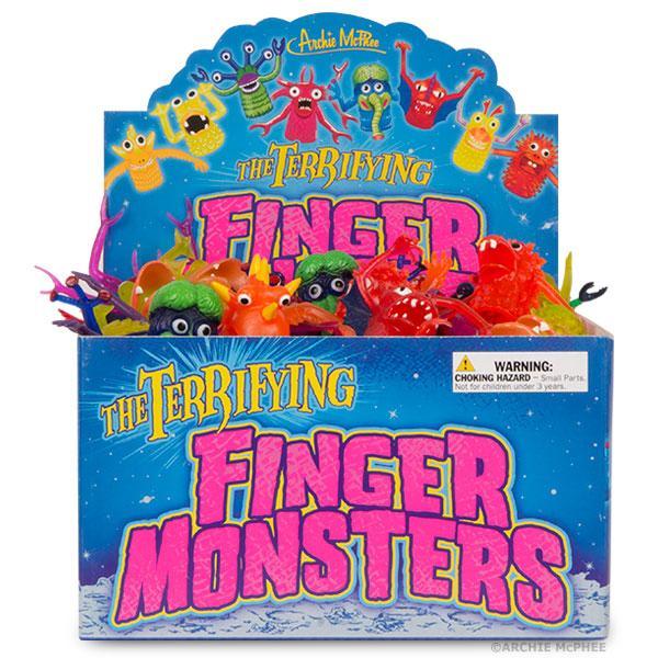 TERRIFYING FINGER MONSTERS - 8 Piece Assortment