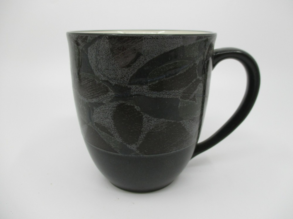 NORITAKE ELEMENTS - ONYX  BLACK -  MUG  4 x 3 1/2"  0309D