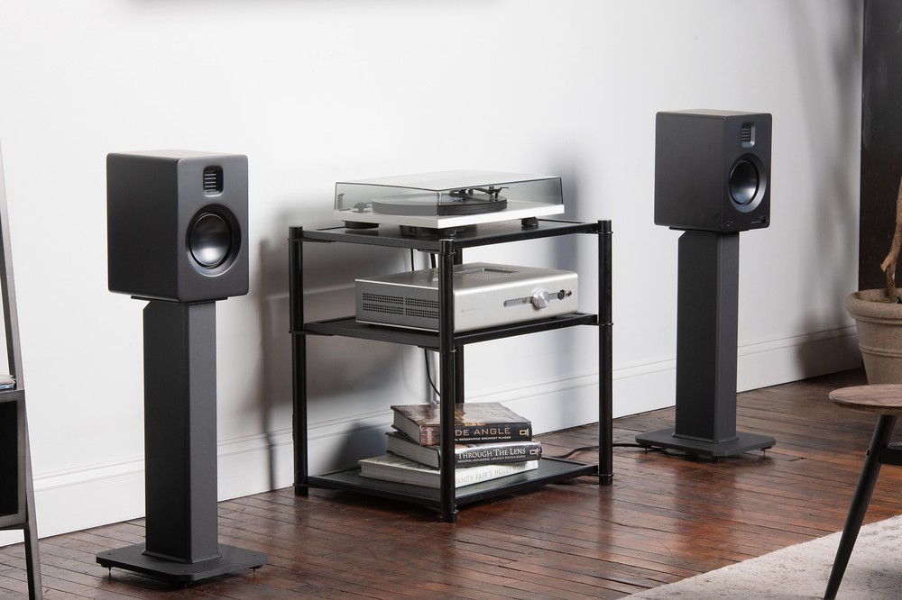Kanto 22" speaker stands (black)