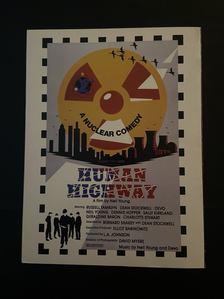 Neil Young & The Shocking Pinks - 1983 Concert Tour Program