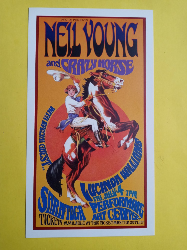 NeiL Young & CraZY HorSe Bob MaSSe 2003 HandbiLL