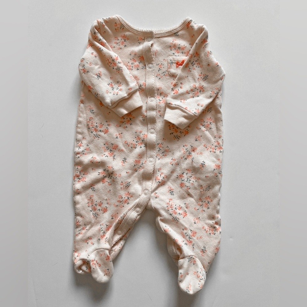 Carter's Assorted Pink Footies Set - 0/3 Months