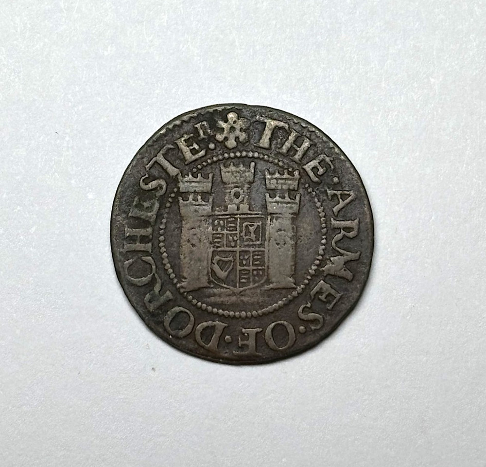 1669 England (Dorchester) - Farthing Token.