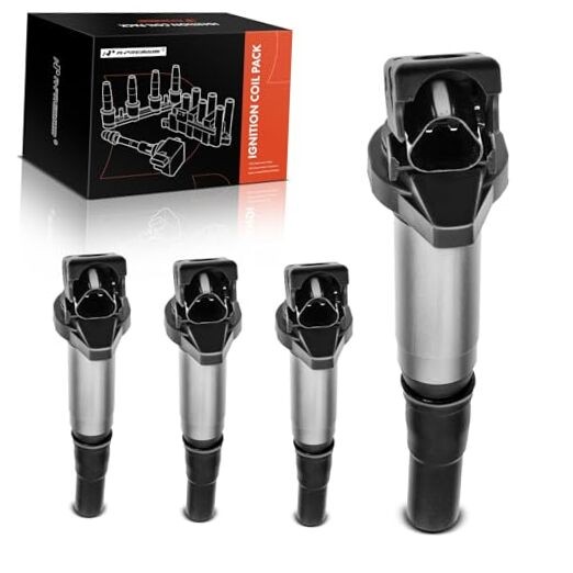 Ignition Coil Pack Compatible with Mini Cooper 2007-2007 L4 1.6L Black