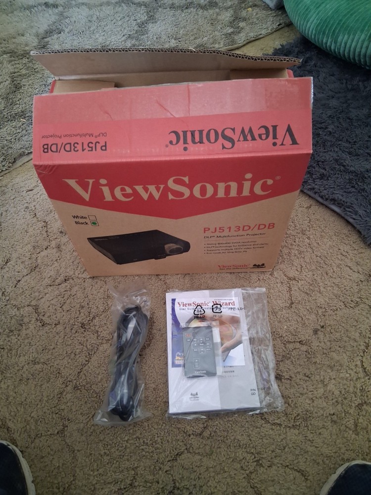 new viewsonic dlp projector pj513d/db
