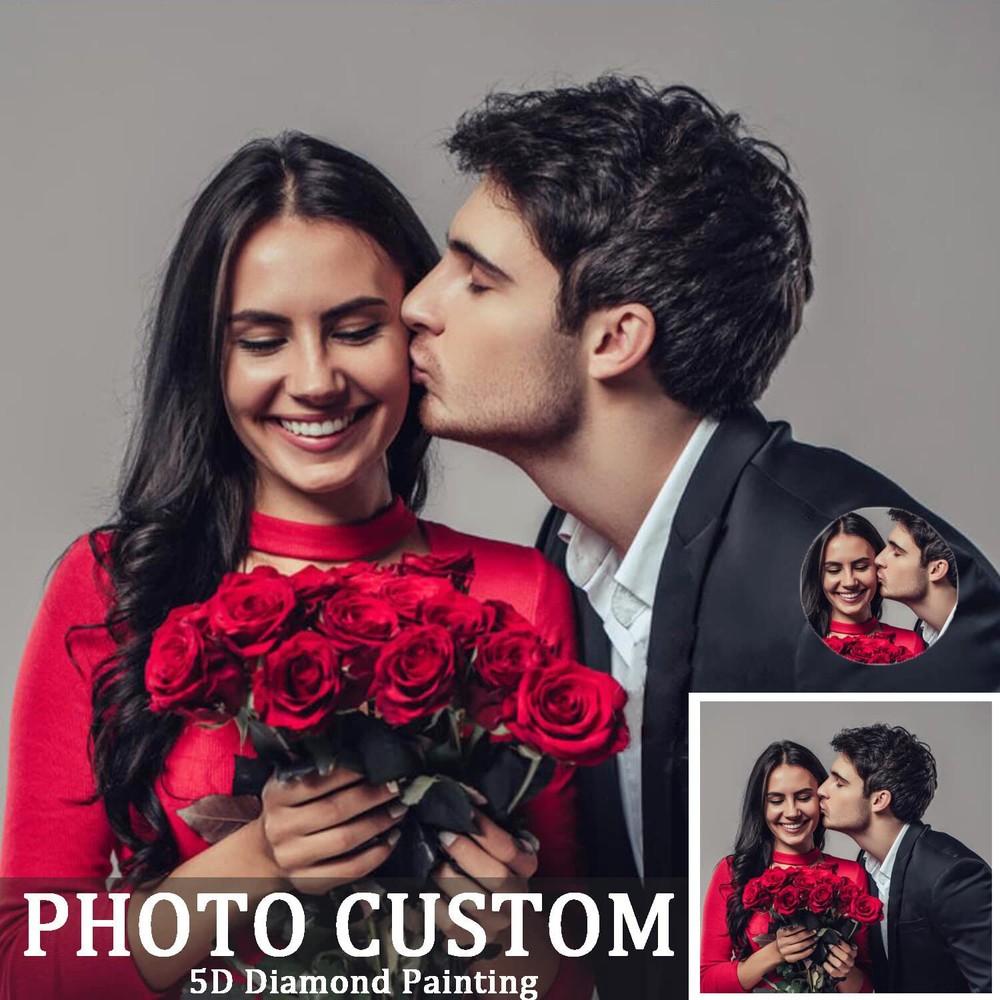5D painting customized photos complete artwork