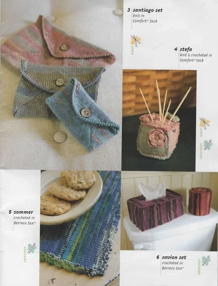 BERROCO SOCKCETERA # 280 KNIT PATTERN BOOKLET