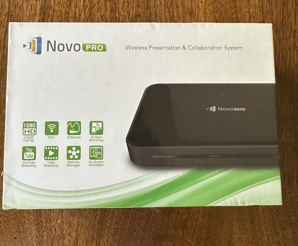 Vivitek Novo Pro Wireless Presentation Collaboration Solution System NP2000
