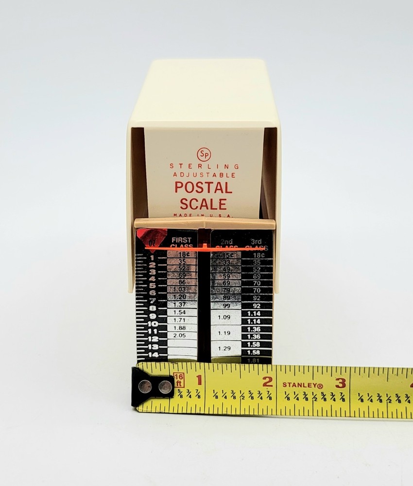 Vintage Postal Scale Adjustable 1st Class/Air Mail/3rd Class 1975