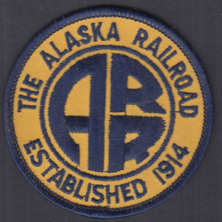 The Alaska Railorad embroidered patch unused