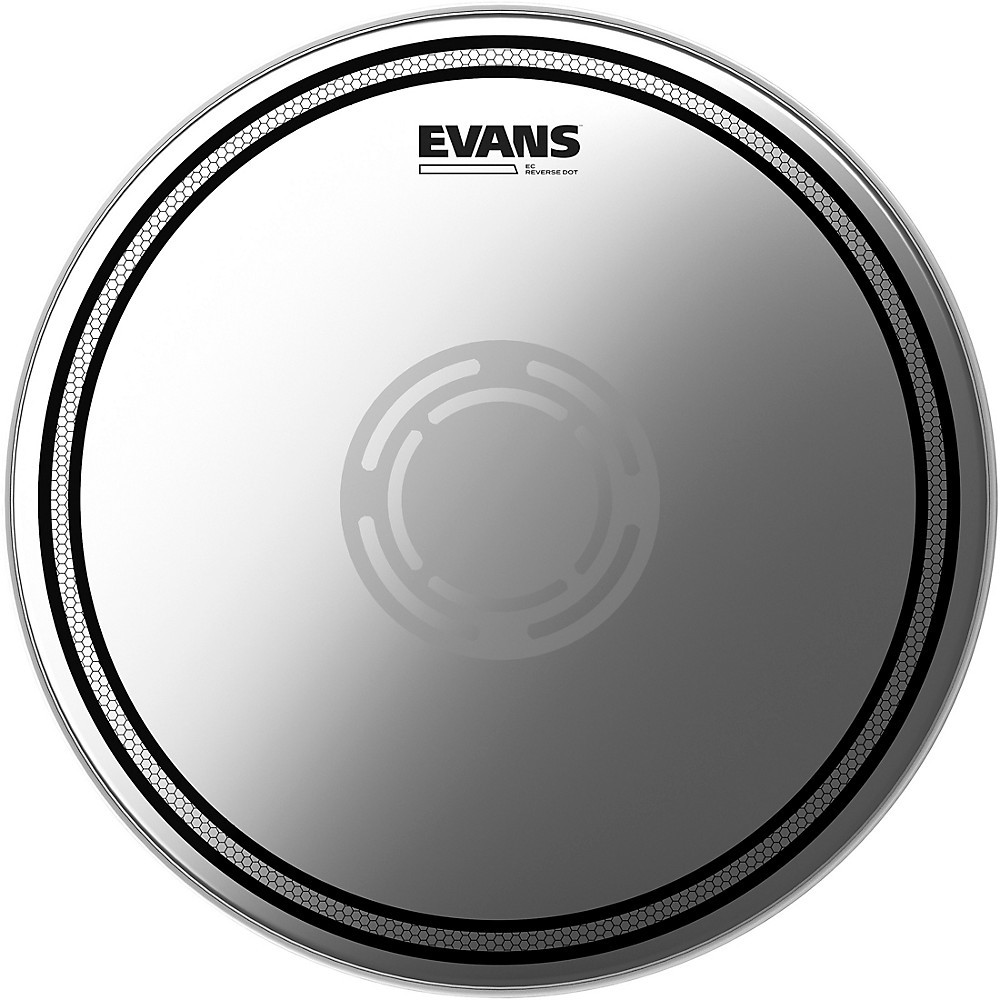 Evans EC Reverse Dot Coated Snare Batter Head #602 Bistro Black