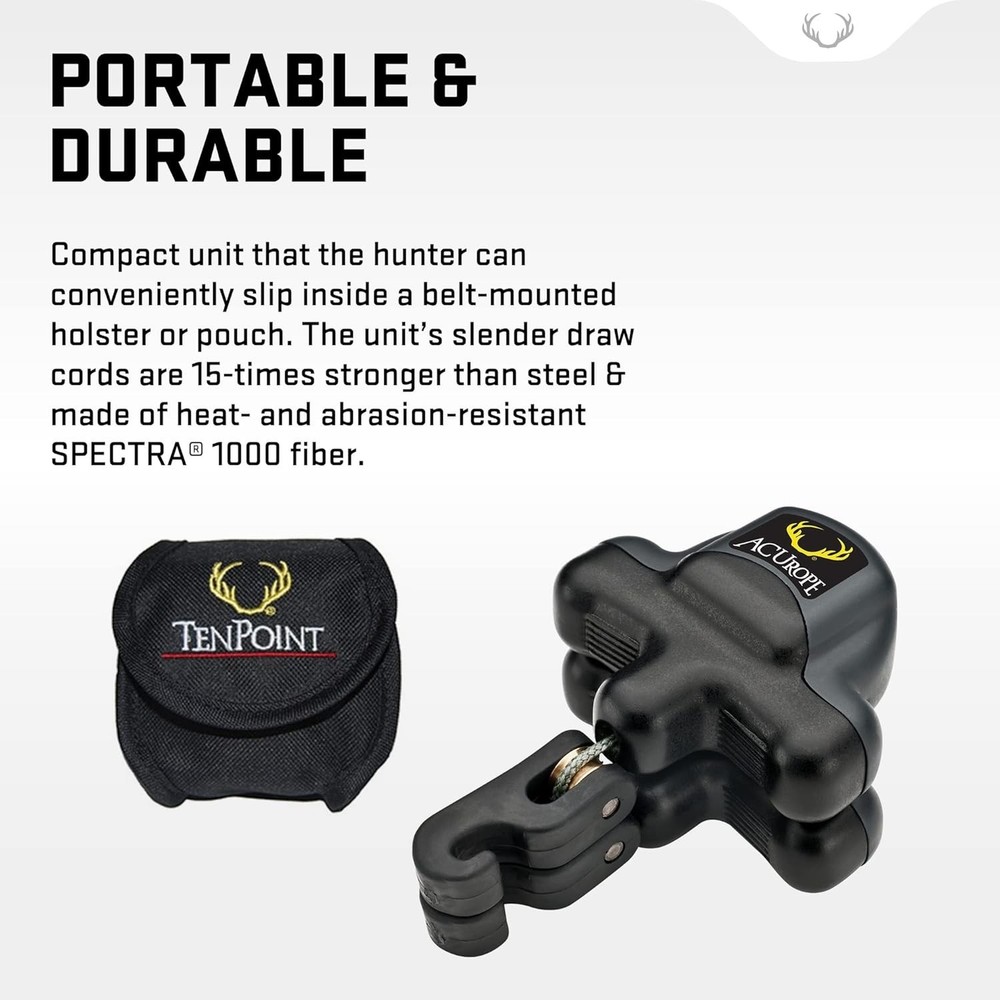 ACUrope Portable Retractable Crossbow Cocking Device - Durable & Compact