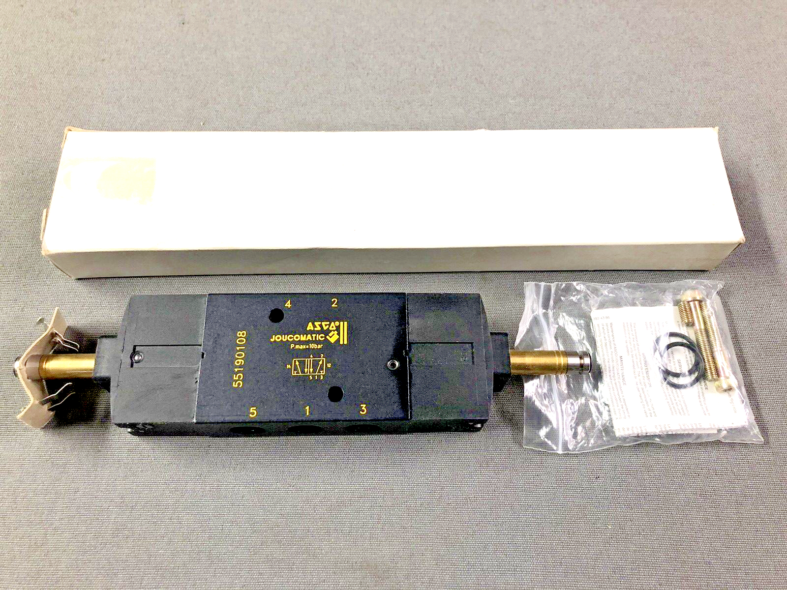 ASCO Joucomatic 55190108 Solenoid Valve 1/4" Port (No Coils)