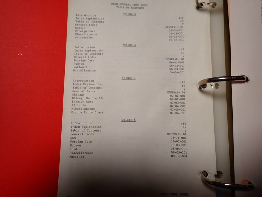Locksmith - Reed General Code Books - Choose Available Volume