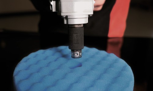 Rupes Rotary Smartfix System Double Sided Pad | Blue Coarse Foam