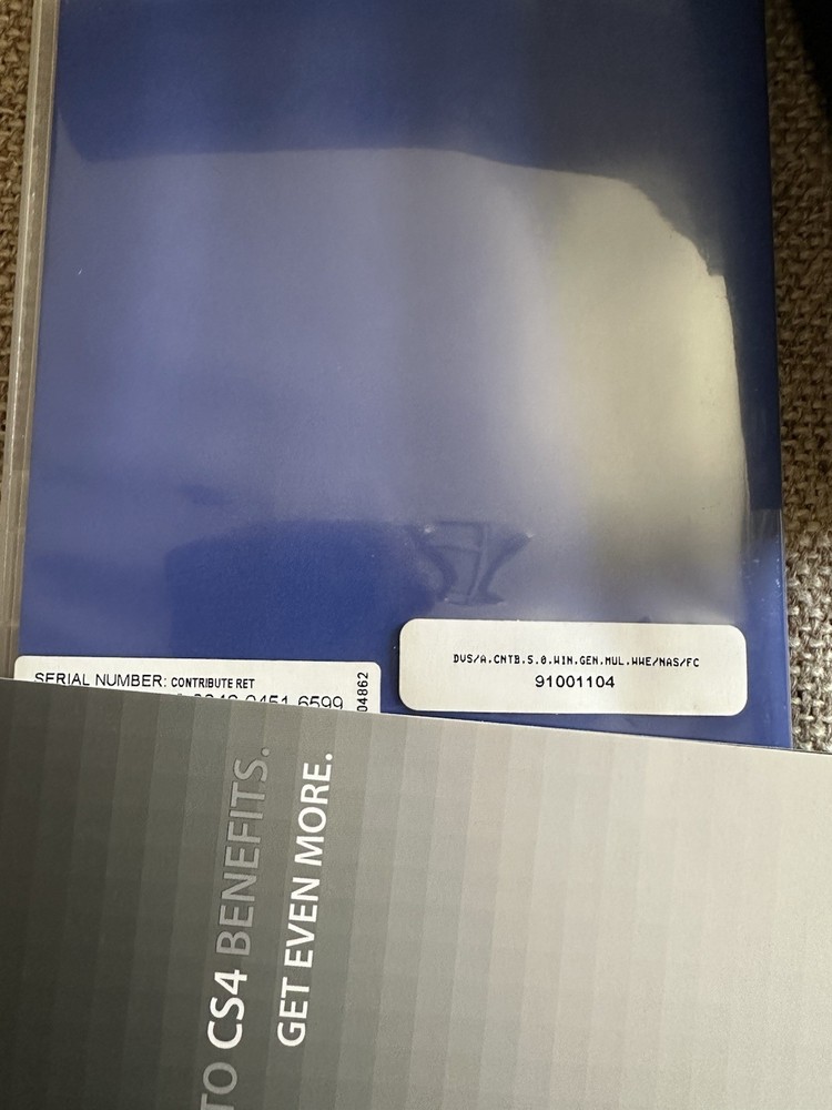 Ad0be Contribute CS4 Software for Windows Full Retail W/ Serial Number