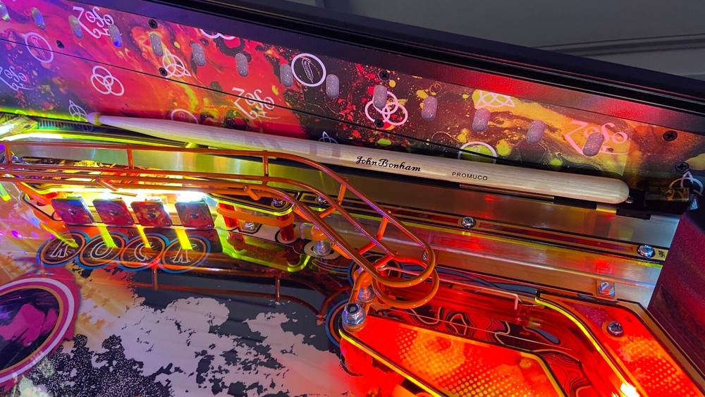 LED ZEPPELIN Pinball MAGNETIC DRUM STICK MOD