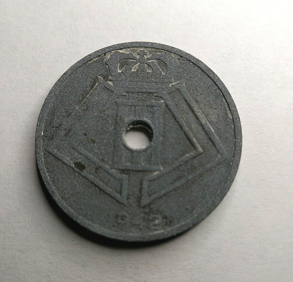 Belgium 25 Centimes 1942