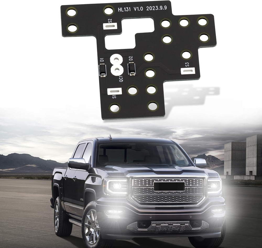 6 High Mod, Module for GM Auto Fogs Low Beams Mod Module Compatible with 2003-20