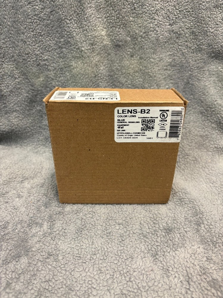 LENS-B2 System Sensor Wall Mount Blue Cover