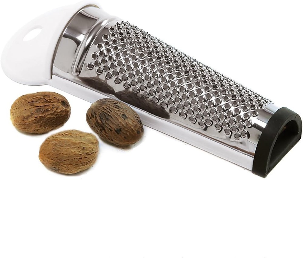 Multi-Functional Nutmeg and Spice Grater - 5.5-Inch with Storage Compartment