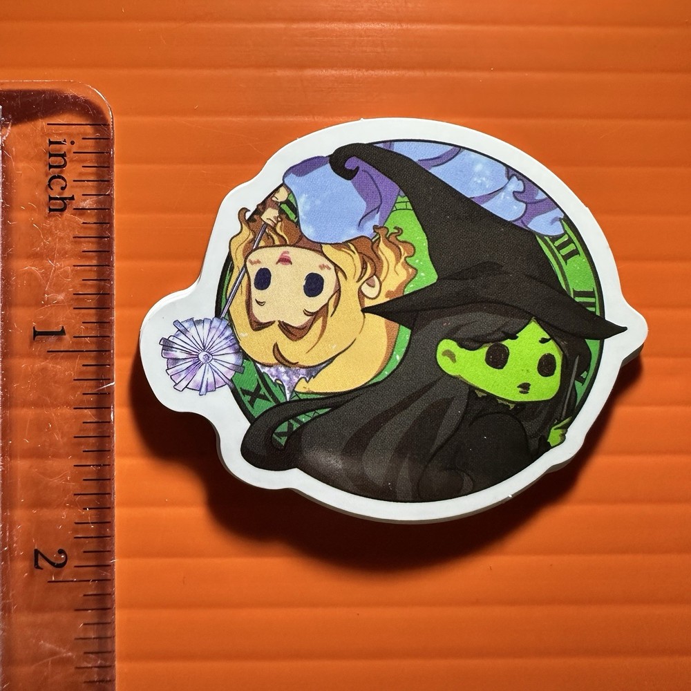 Wicked Sticker Elphaba and Glinda