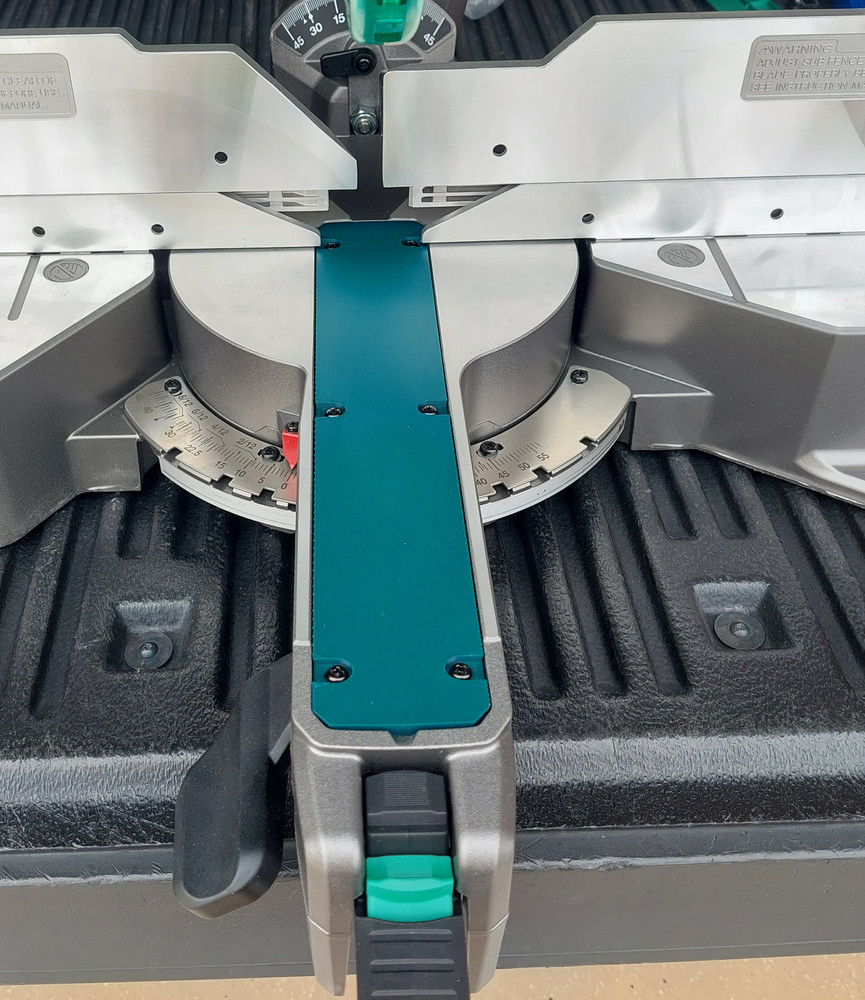 Zero Clearance Throat Plate Insert for Metabo 12" Miter Saw