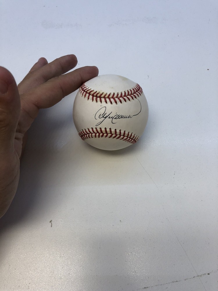 Andre Dawson Cubs Autographed Baseball JSA Authenticated