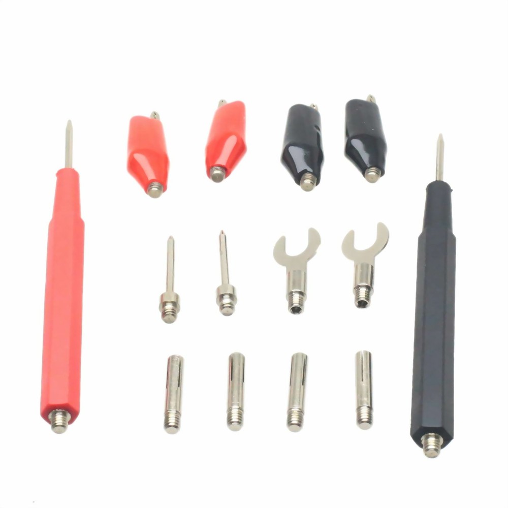 Multifunction Screw Removable test cable clip banana plug U fork terminal probe
