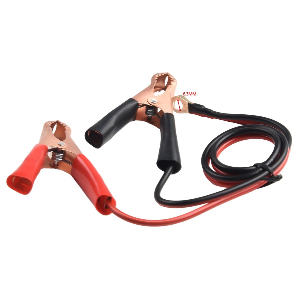 2 Pieces Car Battery Inverter Power Transfer Wire with Clips