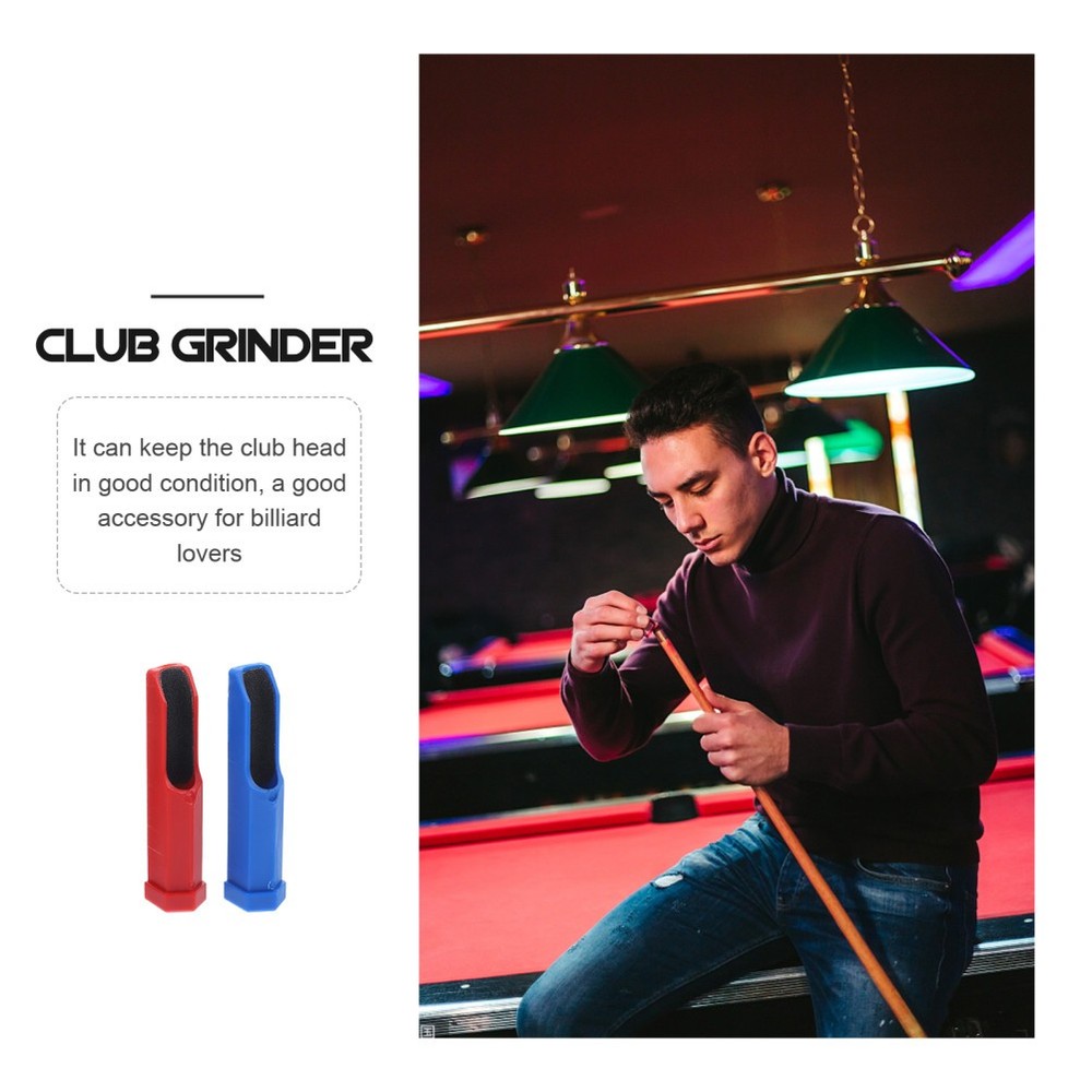 2 Pcs Billiards Cue Burnisher Cues Tips Replacement Kit Pool Shaper