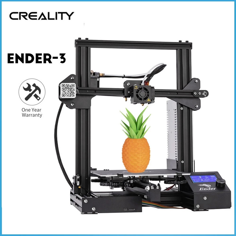 Creality Ender 3 DIY 3D Printers Kit 8.66x8.66x9.84inch Resume Printing Function