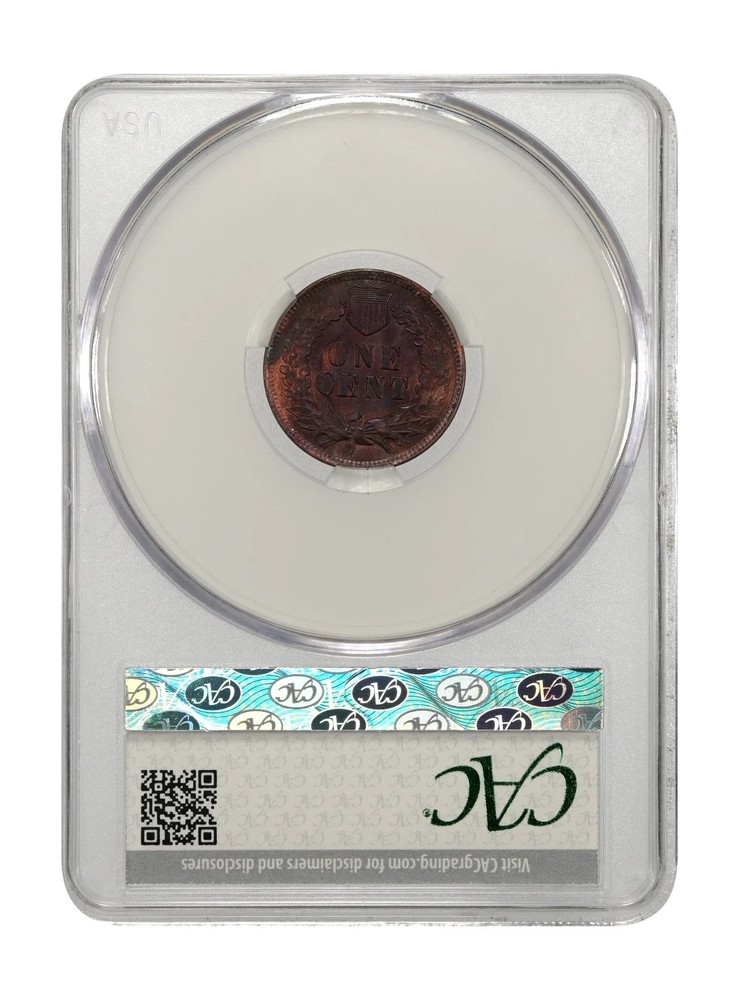 1899 indian head penny, CAC, Questionable color
