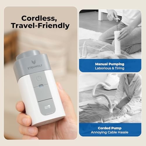 Vacuum Storage Bags with Wireless Pump 20 Pack