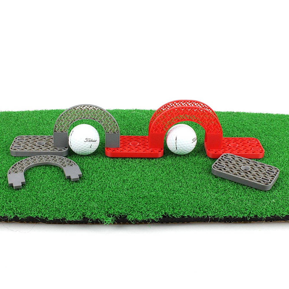 Golf Practice Putter Alignment Tool Gate 2 Pack Putting Practice Aid Game