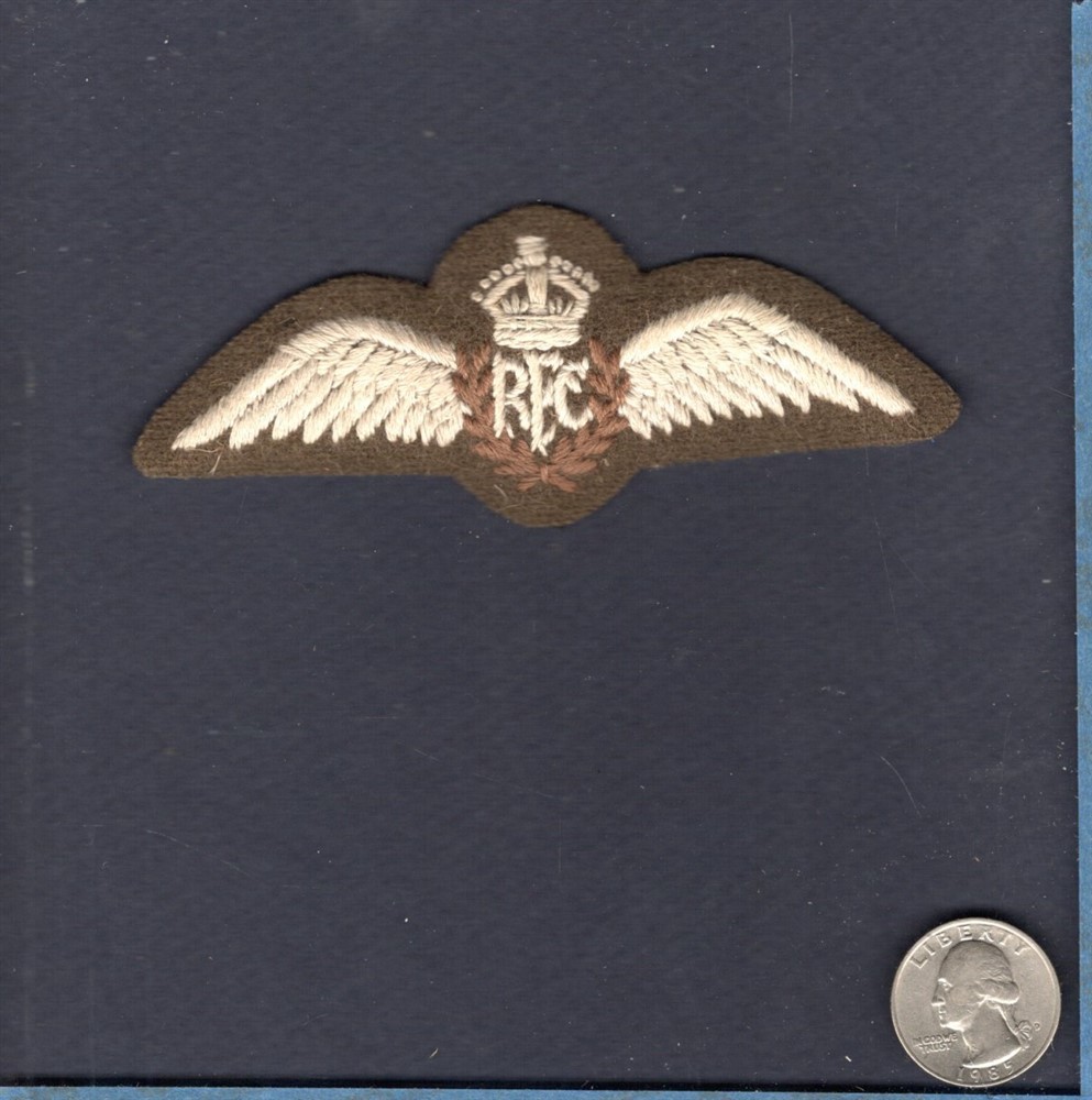 RFC Royal Flying Corps RAF Royal Air Force Squadron Pilot Aviator Patch