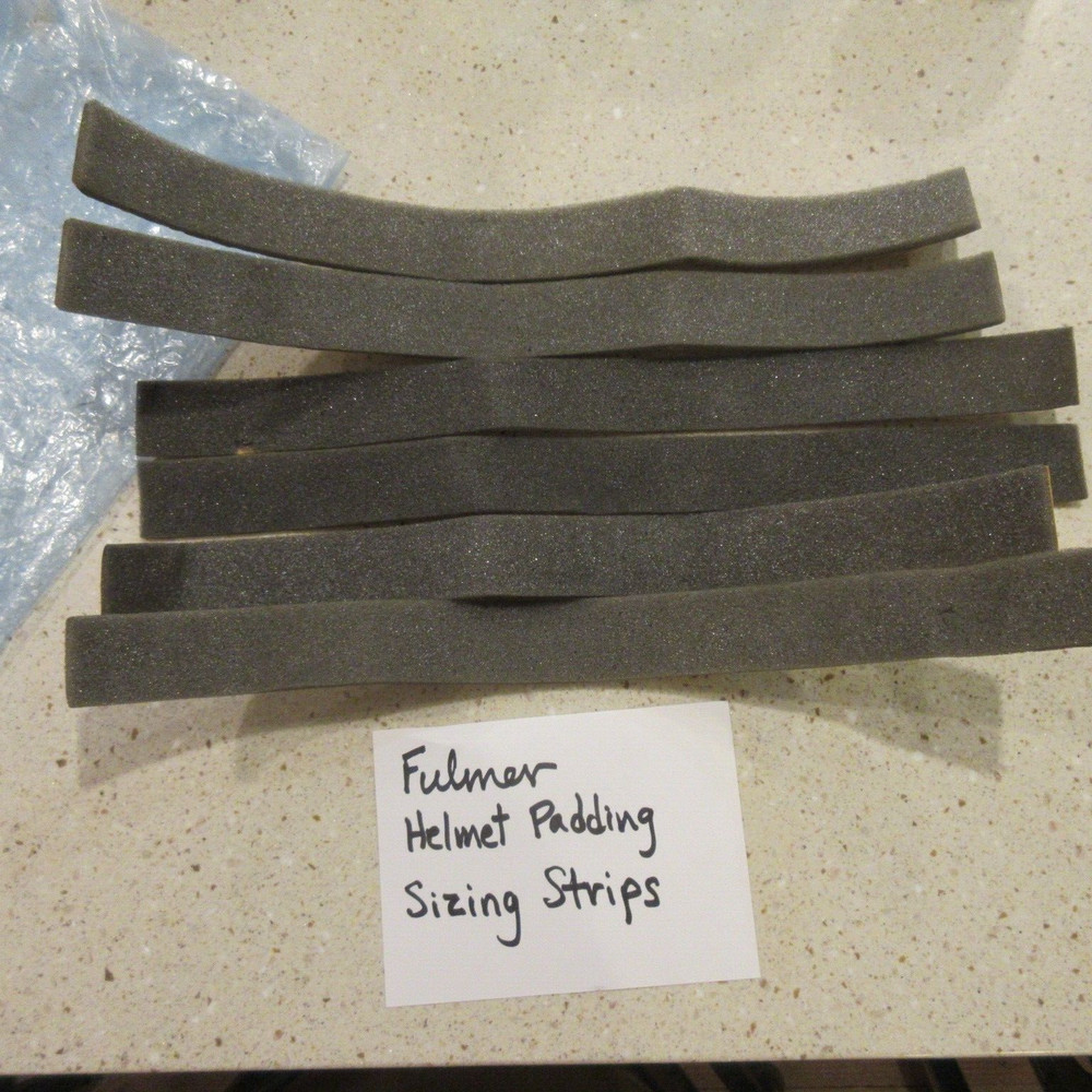 6 Ct Fulmer Helmet Padding Sizing Strips NOS item