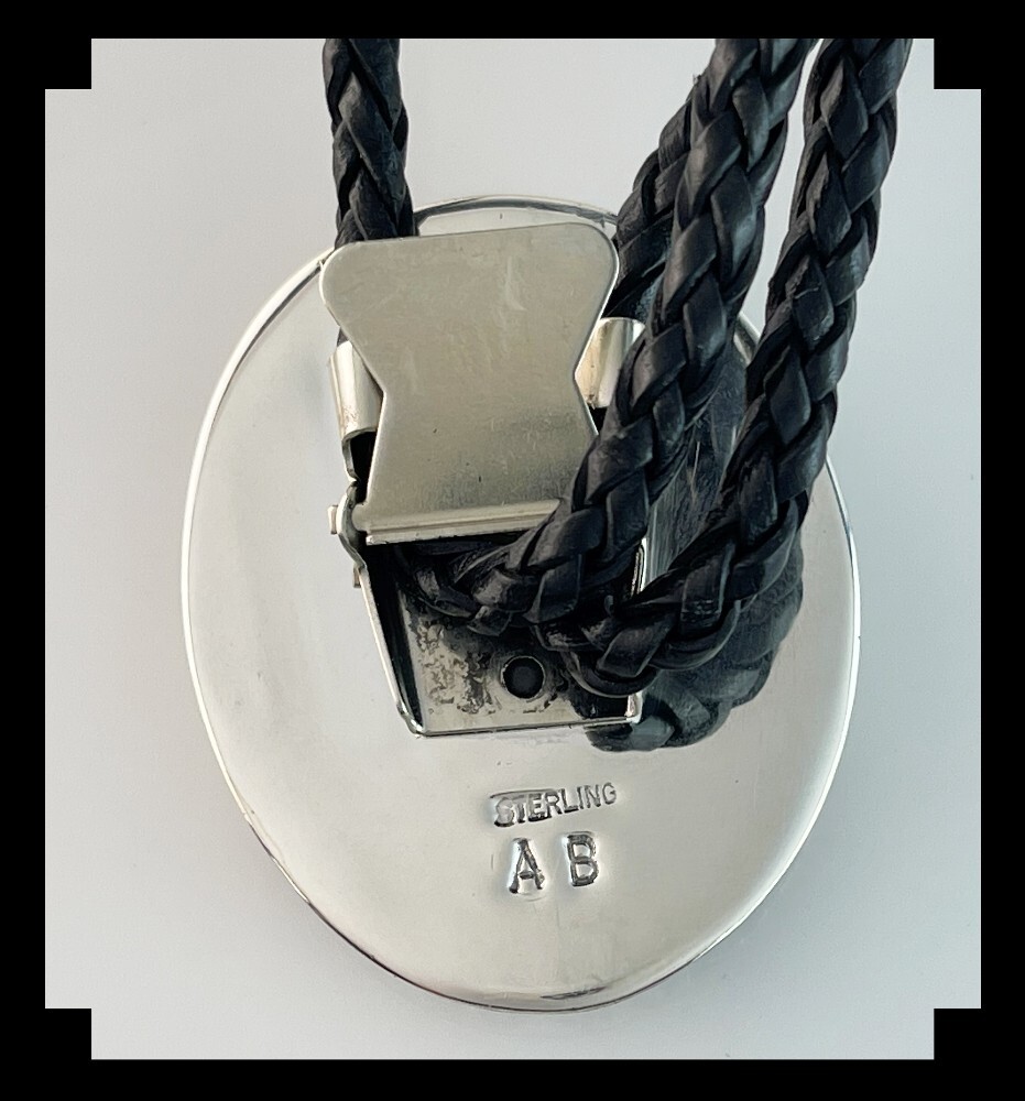Handcrafted Sterling and Bumblebee Jasper Bolo