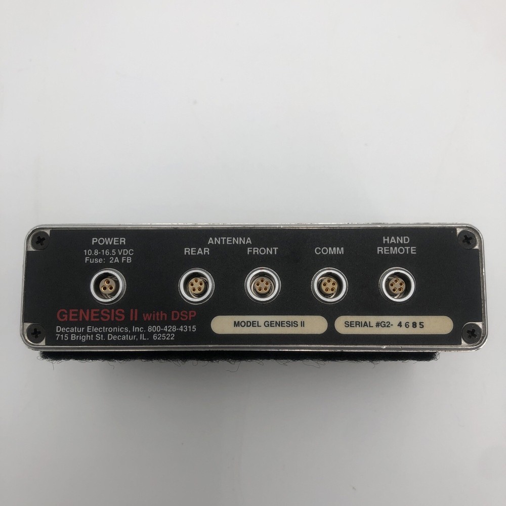 USED Decatur Genesis II Radar UNTESTED READ (A)