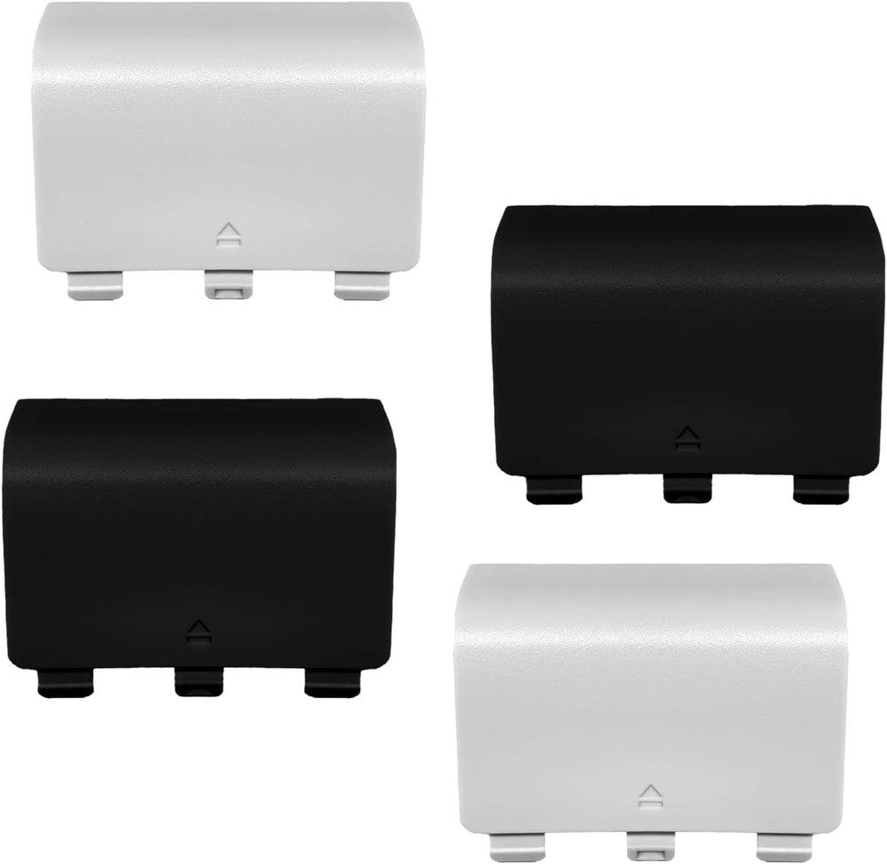 4 Pack Battery Cover for Xbox Series X/S Controller Replacement Back Shells