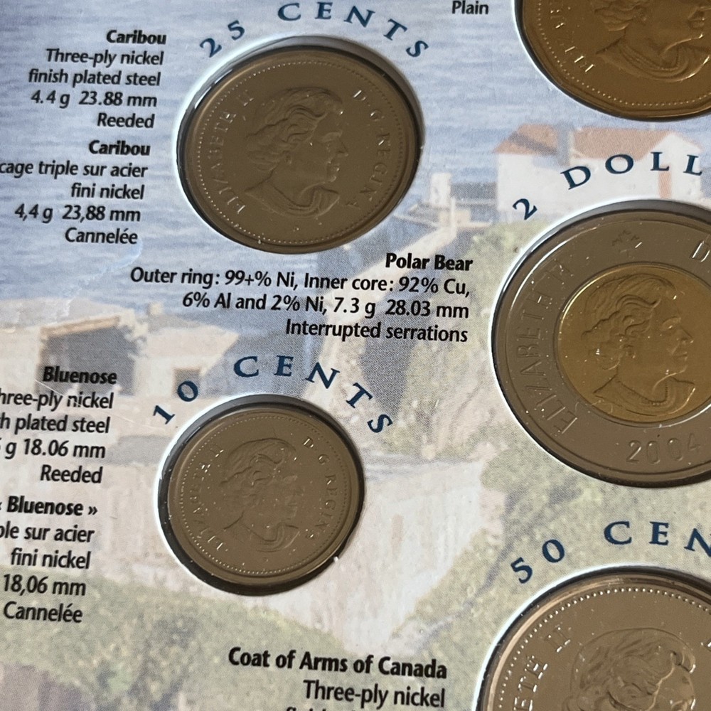 2004 royal canadian mint uncirculated set