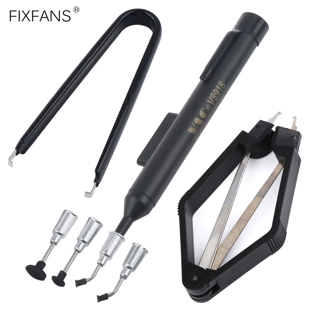 PLCC IC Chip Extractor Component Puller Removal Tool and Vacuum Suction Pen IC P