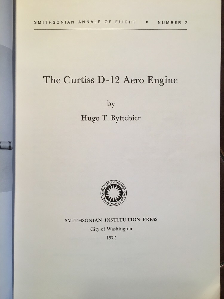 The Curtis D-12 Aero Engine by Smithsonian Museum