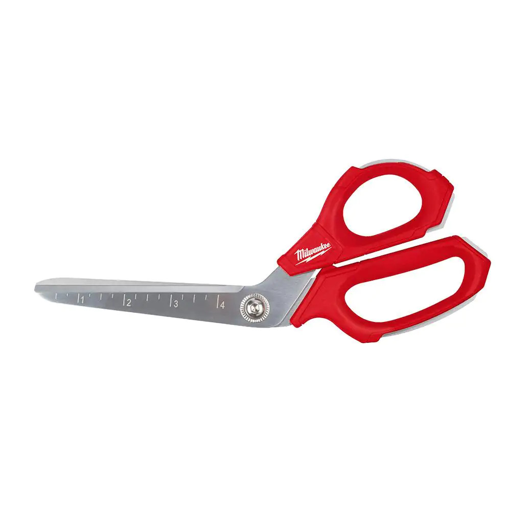 Milwaukee 48-22-4047 Job site Offset Scissors New  Precision Sharp Blade Cutting